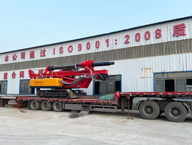 DR120旋挖钻机甘肃大展身手！
